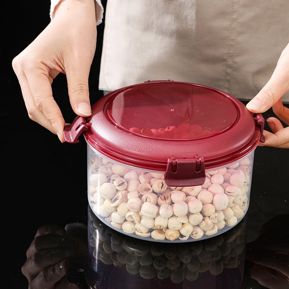 Factory 5 pieces air tight dry food storage containers box for kitchen