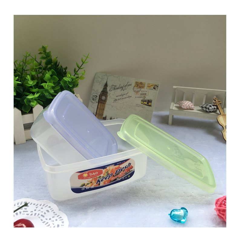 Kitchen Cereal Container Clear Food Storage with lids Plastic Containers Flip Top Plastic Containers Set with white lids