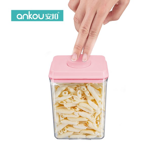 Home Use Tin Container Canister Seal Reusable Pot Food Storage Container Air Tight