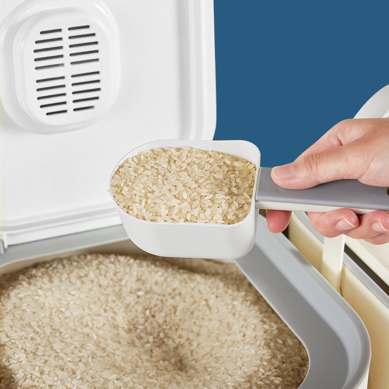 Modern 5kg Rectangle Plastic Storage Container Thickened Dry Food Grain Bin Multifunctional Design Injection PP/PC Jar Packaging