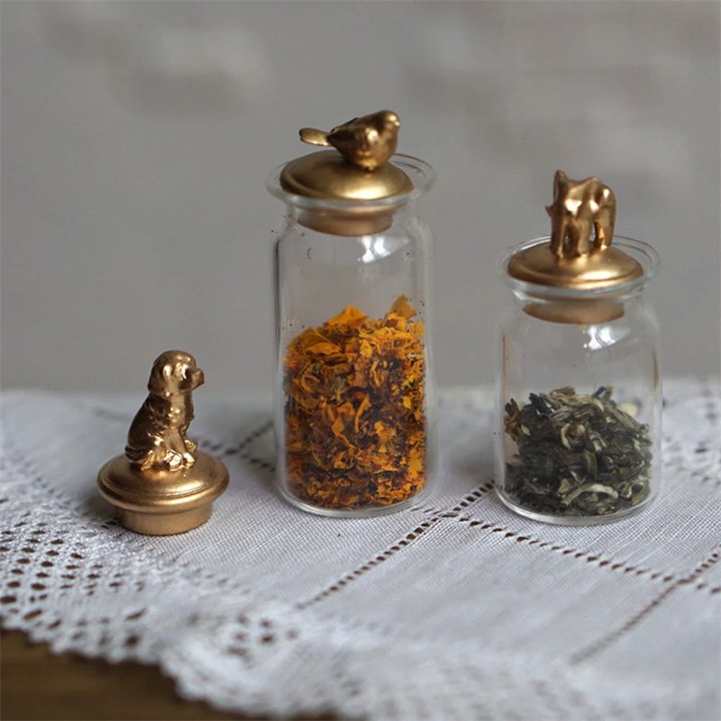 new design unique airtight lid kitchen and home spice glass food container storage eco-friendly