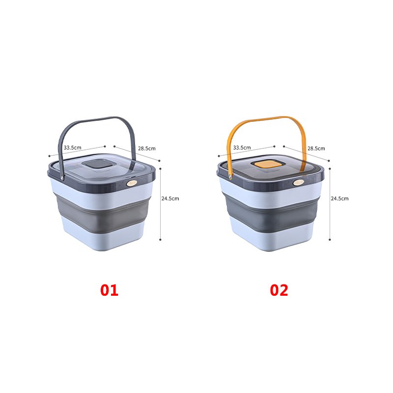 DLL264 Folding Plastic Cereal Dispenser Roller Rice Container New Design Multi-function Rice Storage Box