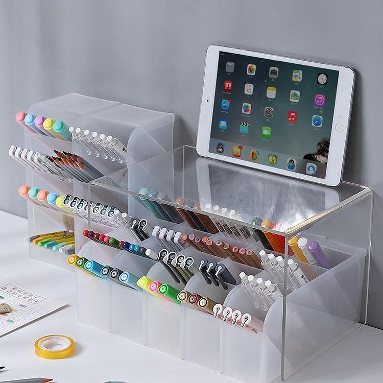 Makeup Storage Organizer Brush Lipstick Storage Box Multifunctional Stationery Storage Box