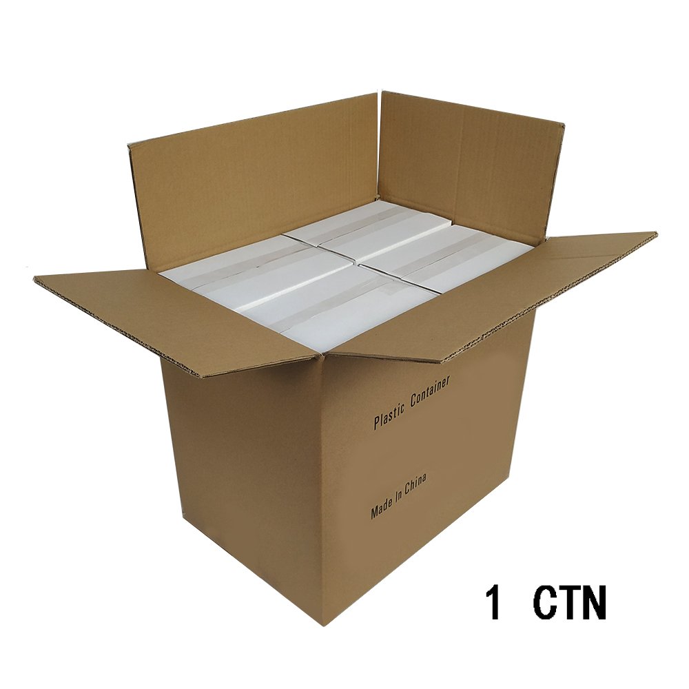 10 Pack 2 Compartment Disposable Upscale Plastic Food Grade Pp Microwave Container for Food with Lid
