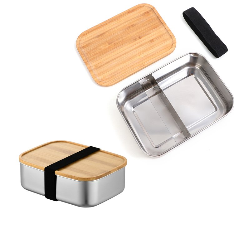 Wholesale Metal 304 Stainless Steel food storage bento lunch box for kids