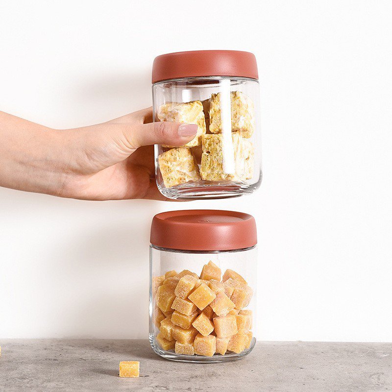 16oz Glass Food Storage Containers for Snacks Yogurt Spice Sugar Wide mouth Salad Jars Overnight Oats Containers with Lids