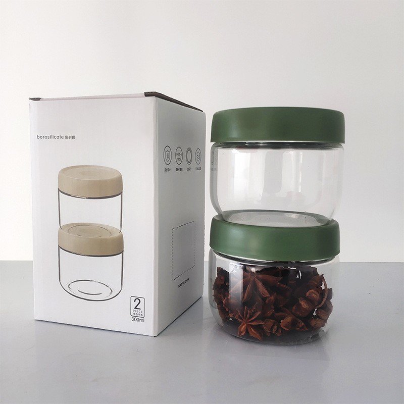 16oz Glass Food Storage Containers for Snacks Yogurt Spice Sugar Wide mouth Salad Jars Overnight Oats Containers with Lids
