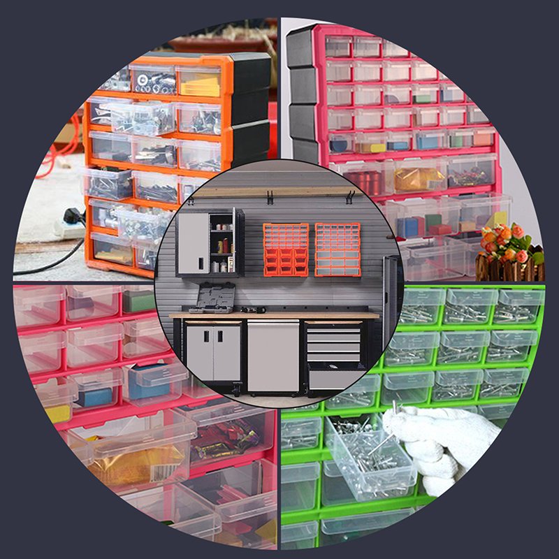 plastic storage drawer box DPC002 is the 22 Drawers Multifunctional High Quality Tool Box