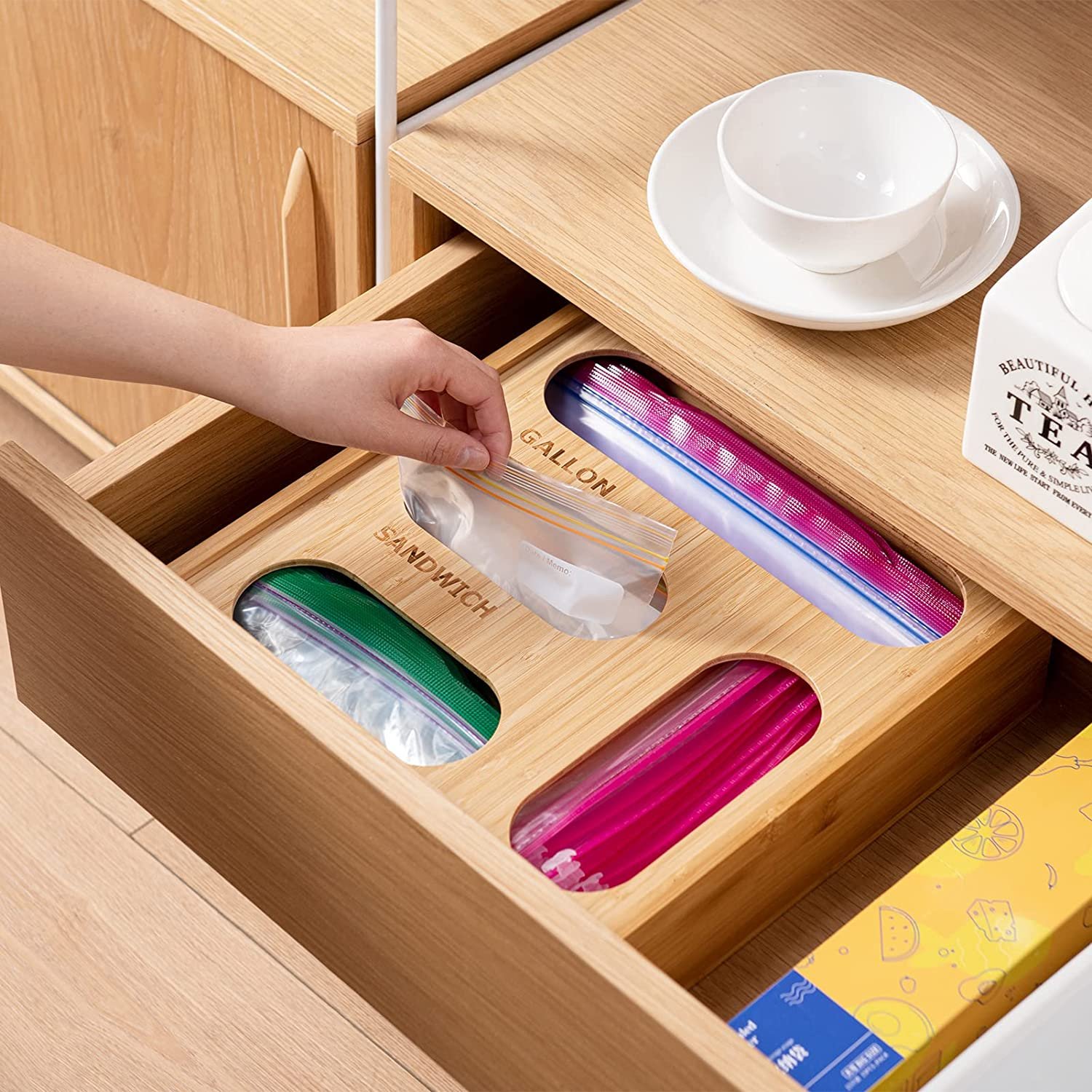 Manufacturer Provides Multifunction Bamboo Storage Box Sustainable Snack bamboo Storage Box
