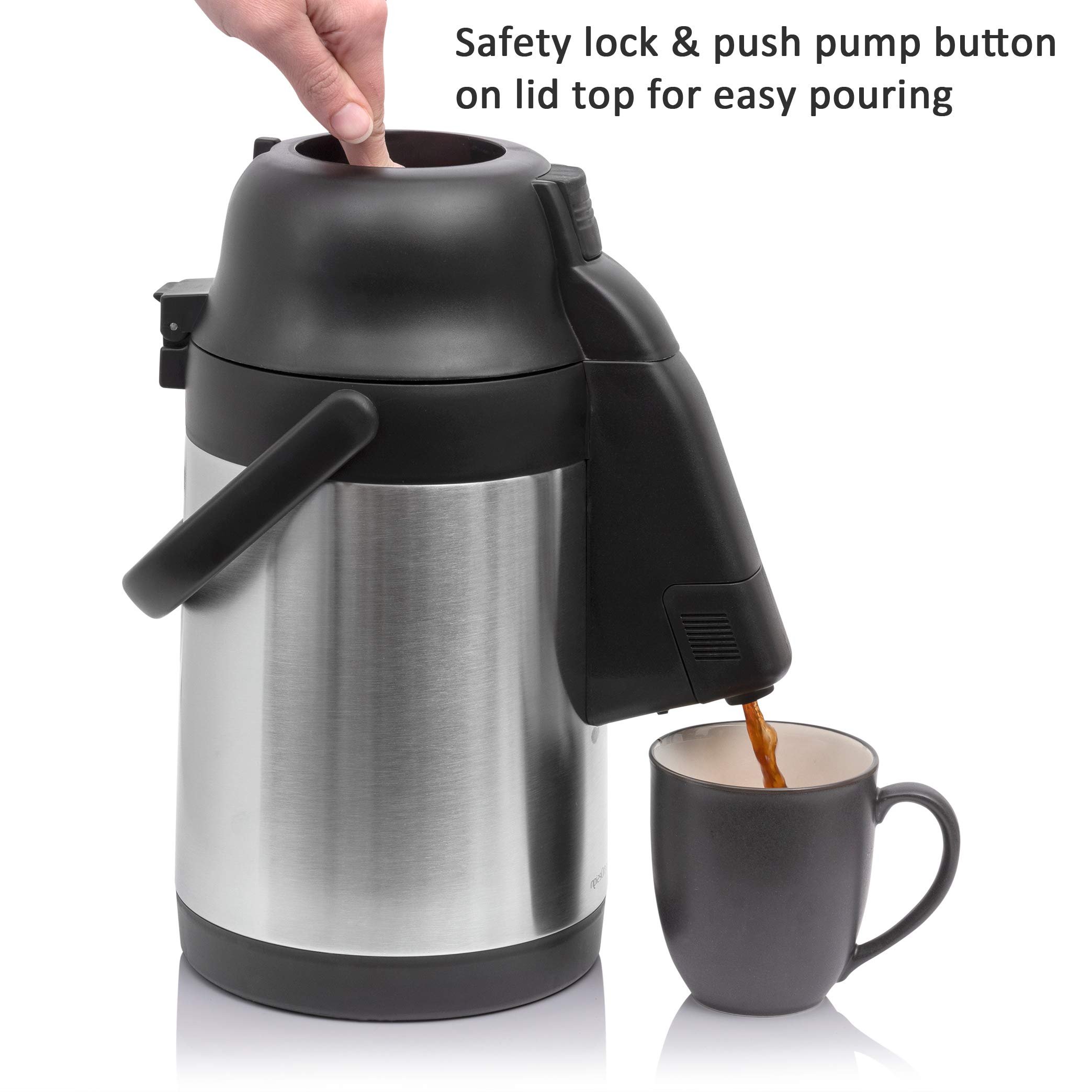 2l 2.5l 3l 3.5l 4l Paraguay Bolivia Big Flask Water Coffee Dispenser Vacuum Insulated Airpot Thermos Air Pump Pot termos