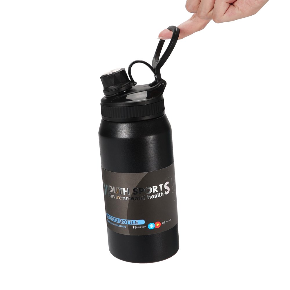 Custom Logo stainless steel water bottle outdoor Vacuum Flask sports water bottle with lid