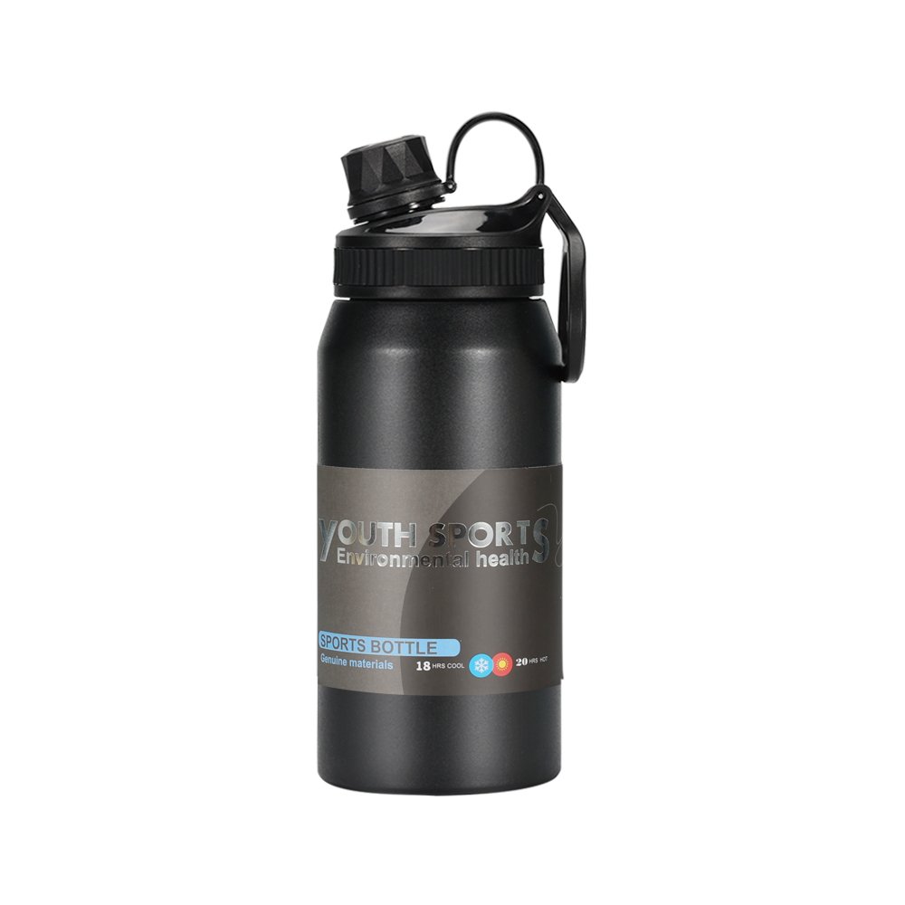 Custom Logo stainless steel water bottle outdoor Vacuum Flask sports water bottle with lid