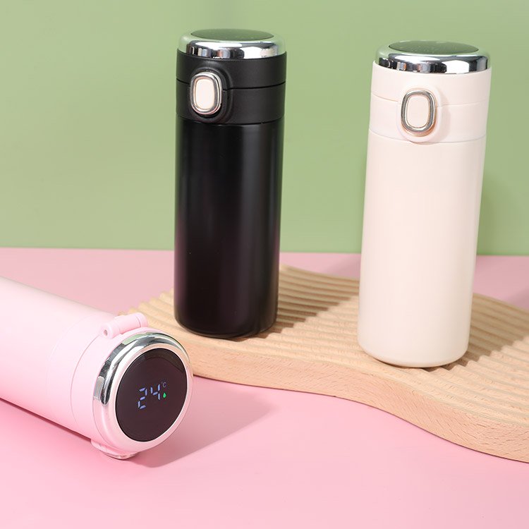 Hot Sale 300ml Thermos Stainless Steel Smart Water Bottle Insulated Reusable Sports Vacuum Flask with Temperature Display