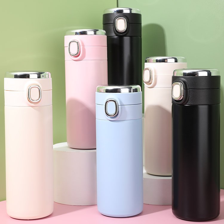 Hot Sale 300ml Thermos Stainless Steel Smart Water Bottle Insulated Reusable Sports Vacuum Flask with Temperature Display