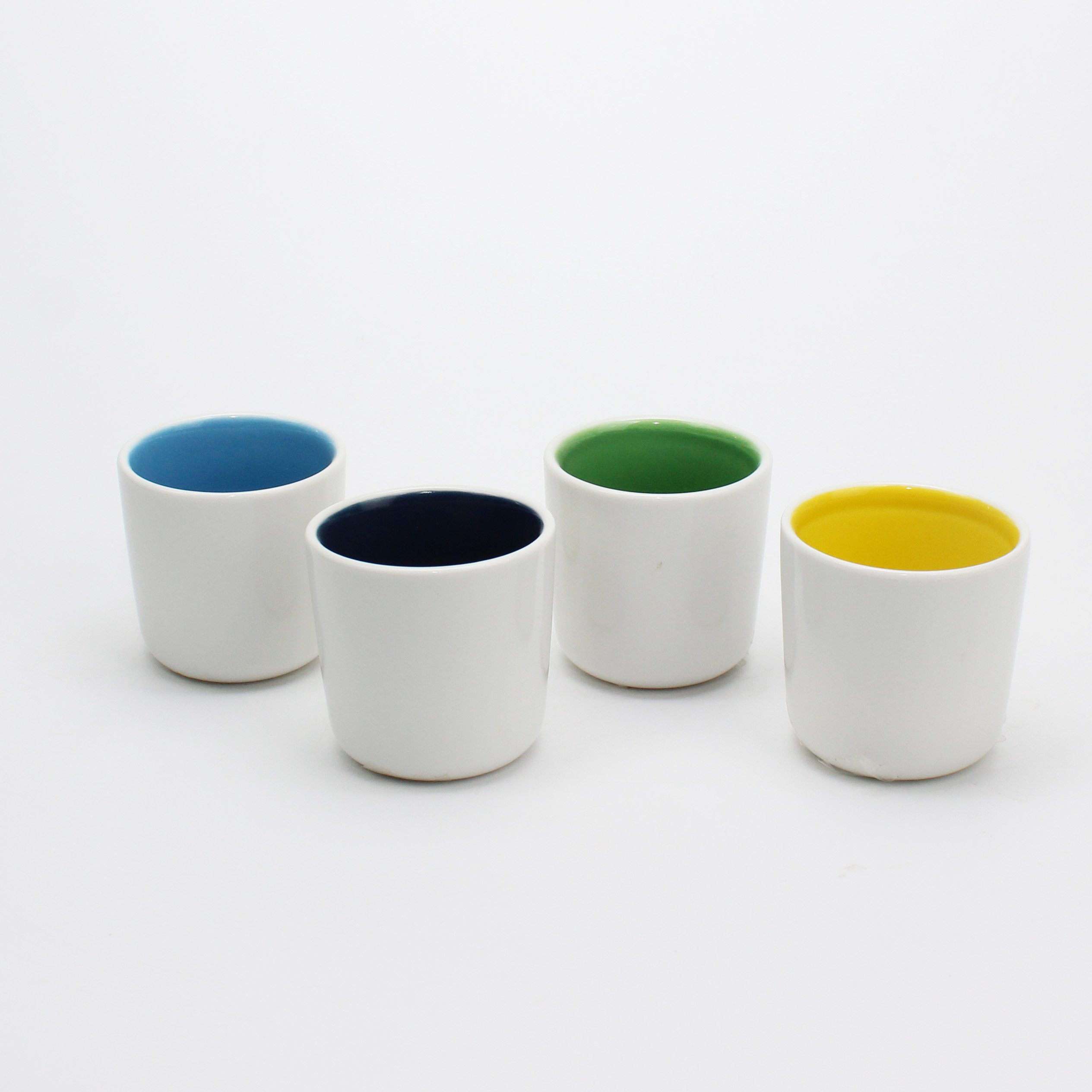 Promotional 70ml Espresso Tumbler Beautiful Porcelain Cups Creative Wrinkled Design Irregular Crumpled Mugs Gifts Logo