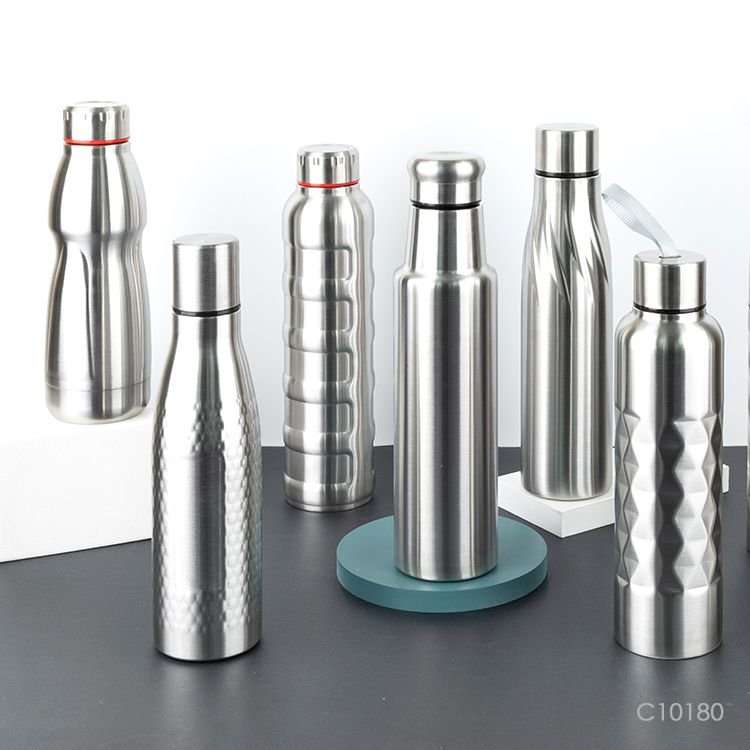 2023 OEM 304/201 Lightweight SINGLE WALL water bottle design Business Idea for Cyclists Runners Uninsulate
