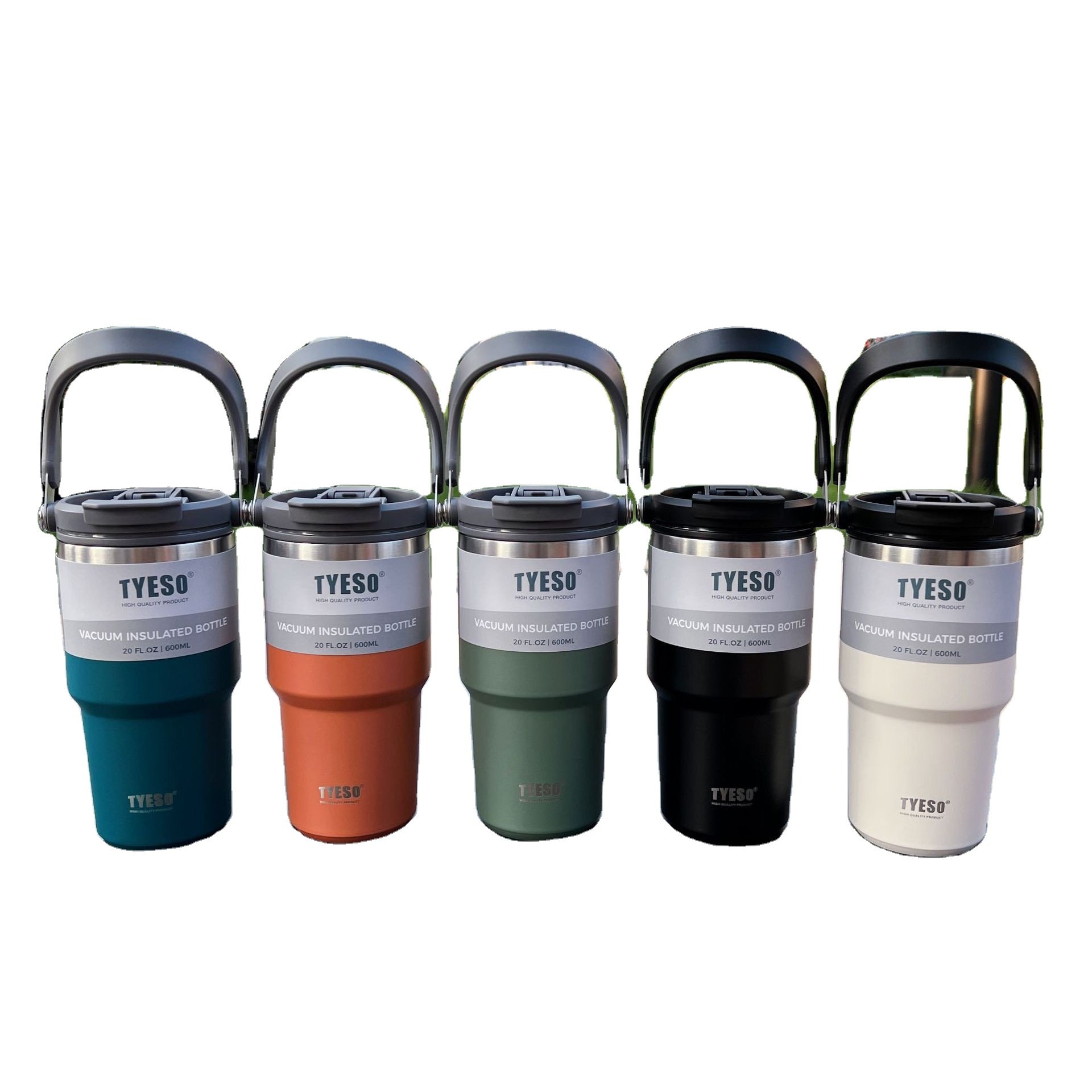 2024 Factory wholesale TYESO Double Wall Hot & Cold Large Capacity Insulated Vacuum Flask Tumbler