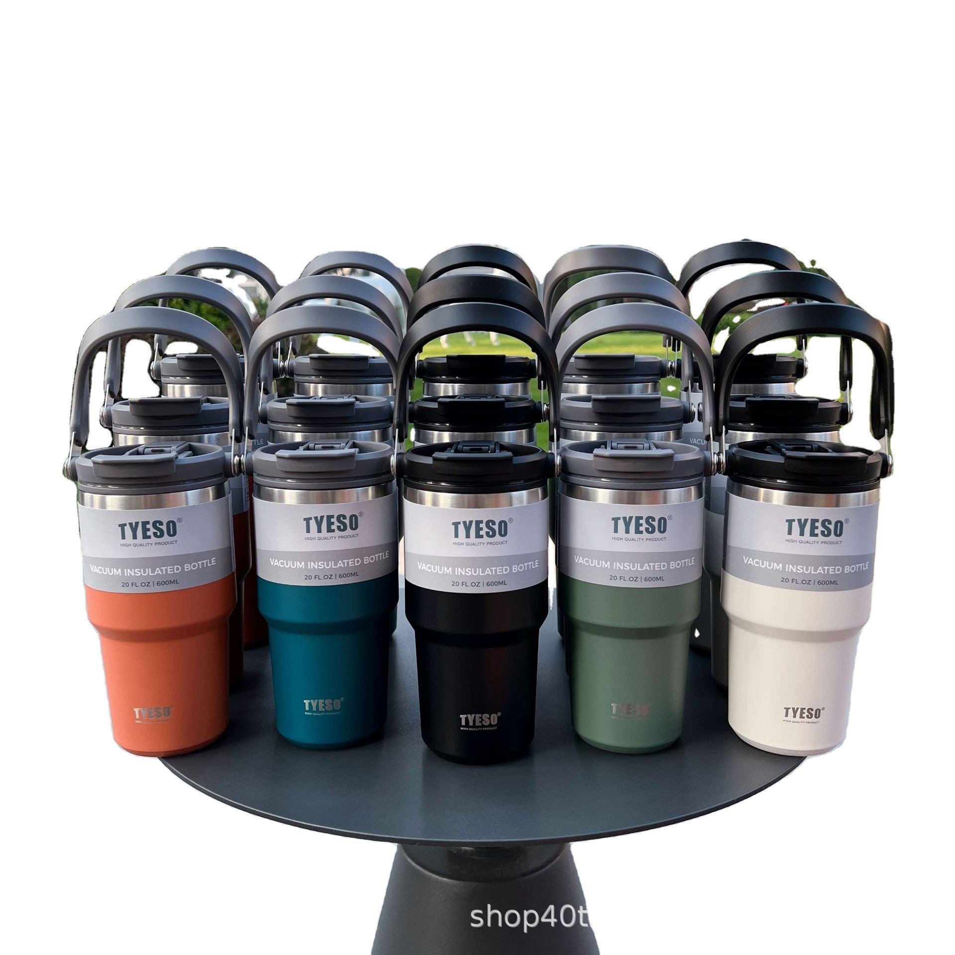 2024 Factory wholesale TYESO Double Wall Hot & Cold Large Capacity Insulated Vacuum Flask Tumbler