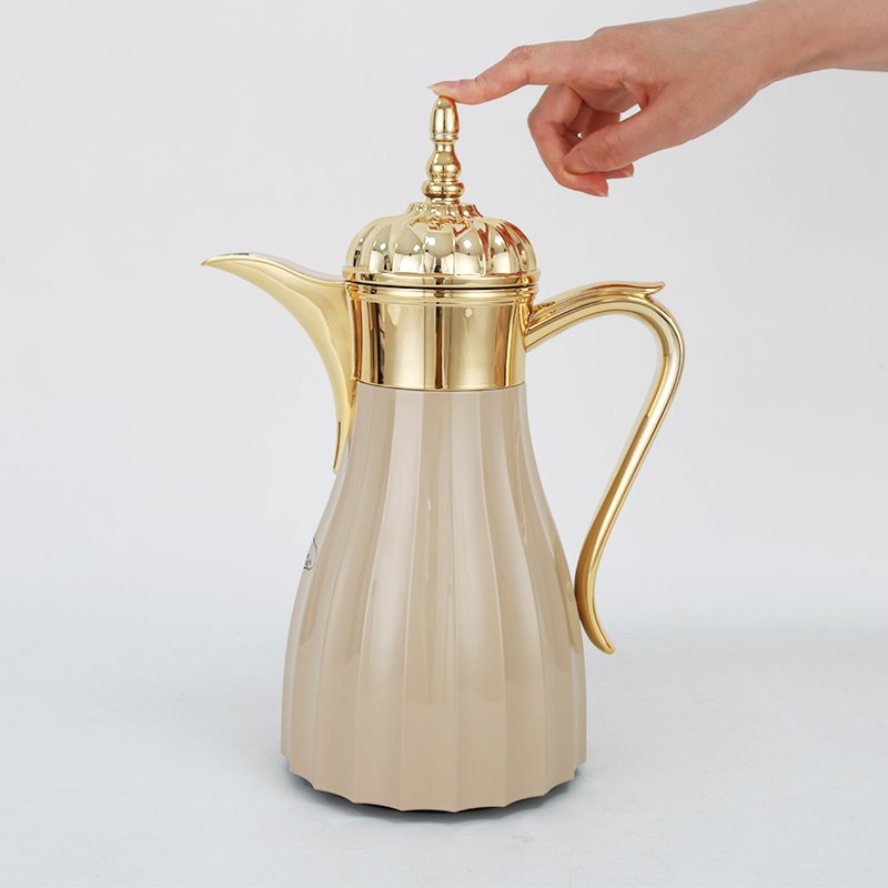 2024 new arrival 700/1000ml arabic dallah coffee pot thermos vacuum vacuum flask manufacture