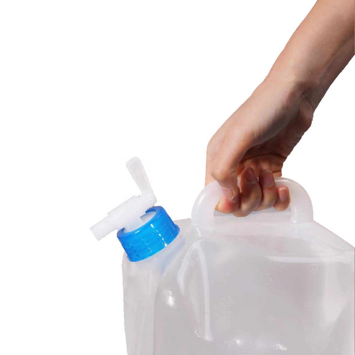 Munkcare Custom15L 18L 20L Large Capacity Flexible Water Bag, Handiness Foldable LDPE Plastic Water Bottle