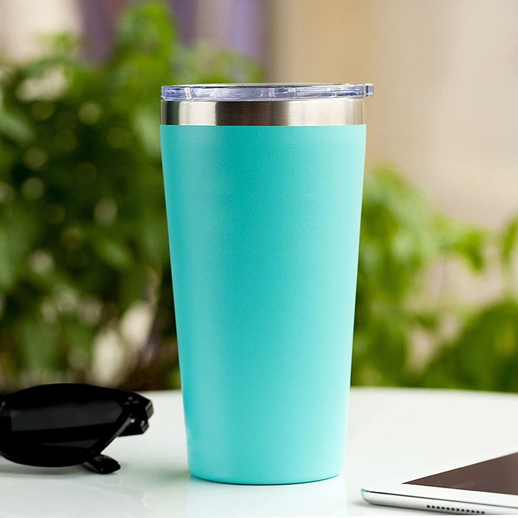 16oz Tumbler Stainless Steel Insulated Cup with Lid Double Wall Vacuum Coffee Travel Mug for Travel