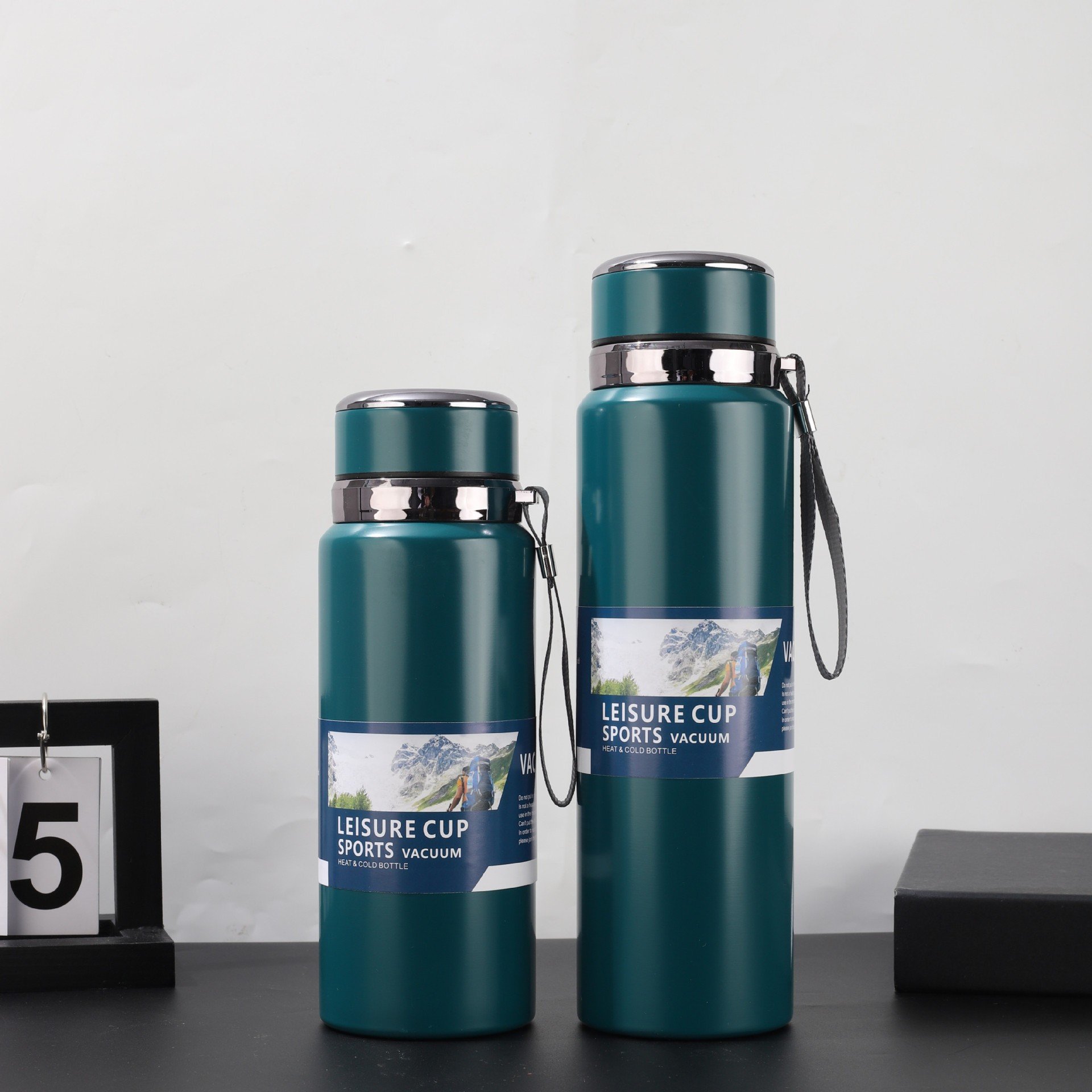 Wholesale custom 800ml portable double wall vacuum flasks stainless steel insulated thermal water bottle with tea infuser
