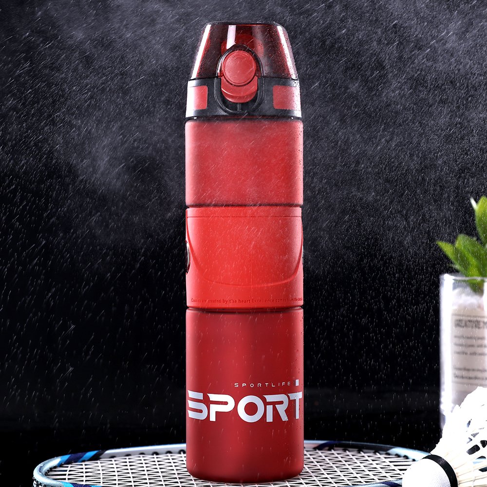 Lockable Stainless Steel Water Bottle with Easy-to-Open Lid Silicon Nozzle Anti-Corrosion Coating-for Boiling Water Sports Use