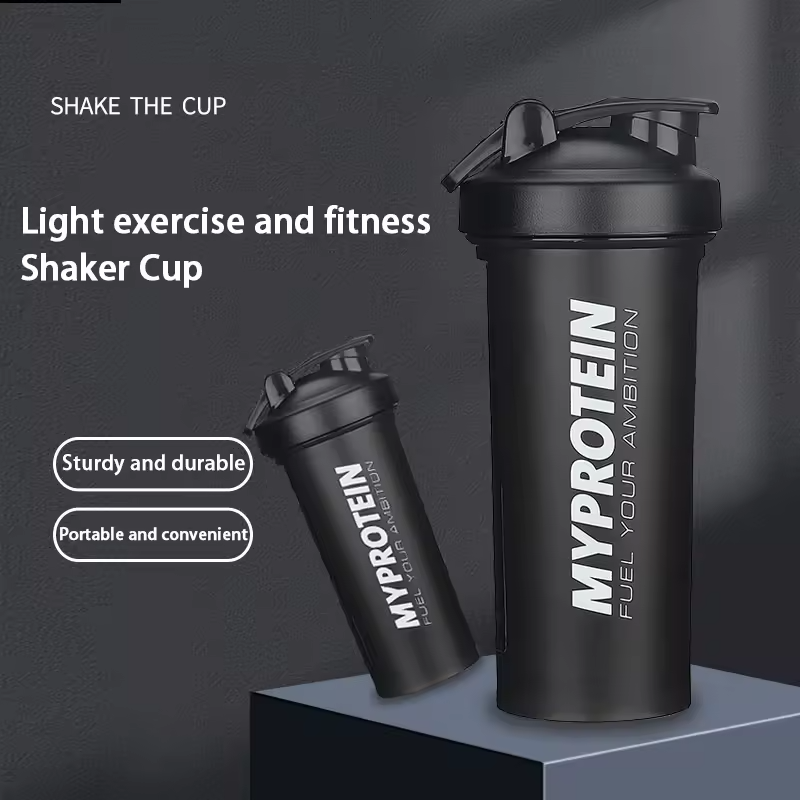 Creative Plastic Sports Water Bottle Fitness Exercise Spotted Multi-Colour Shaker Mug for Adults' Travel & Workout