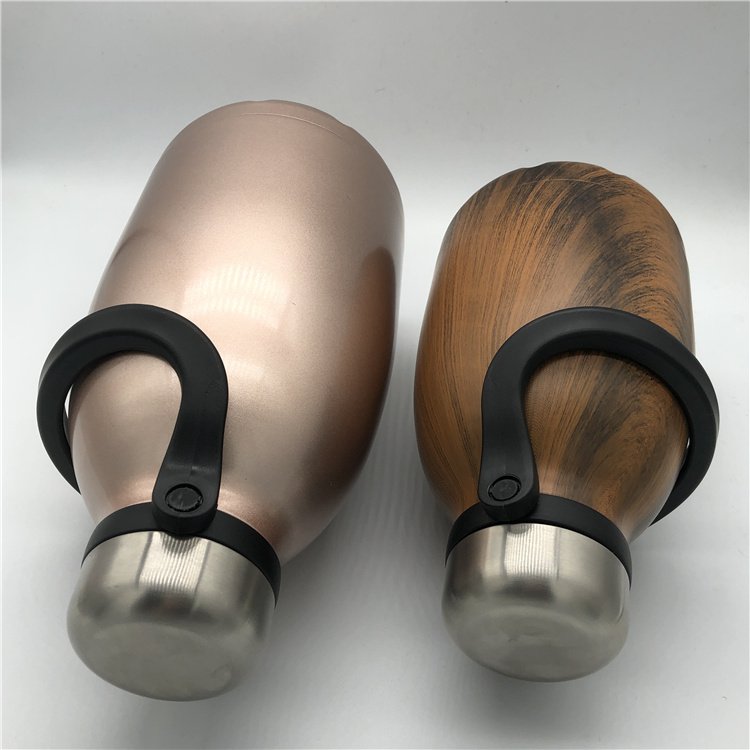 Vacuum double Wall Insulated Stainless Steel Beer Copper Growler Outdoor Water Bottle Beer Growler