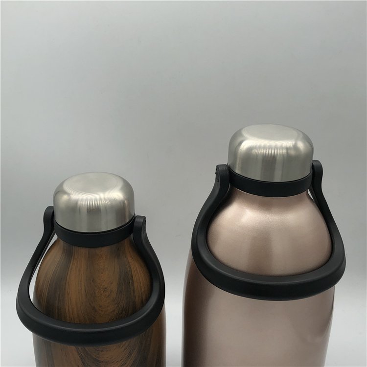 Vacuum double Wall Insulated Stainless Steel Beer Copper Growler Outdoor Water Bottle Beer Growler