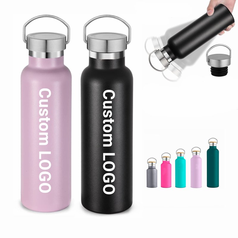 New Double Wall Thermos Vacuum Flask 304 Stainless Steel Water Bottle Outdoor Large Capacity Sports Water Bottle