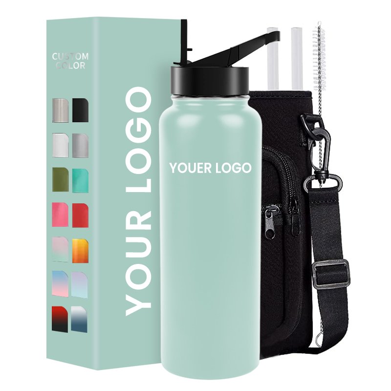 New Arrival 40oz Outdoors Portable Stainless Steel Double Vacuum Flask 304 Stainless Steel Water Bottle for Adults and Kids