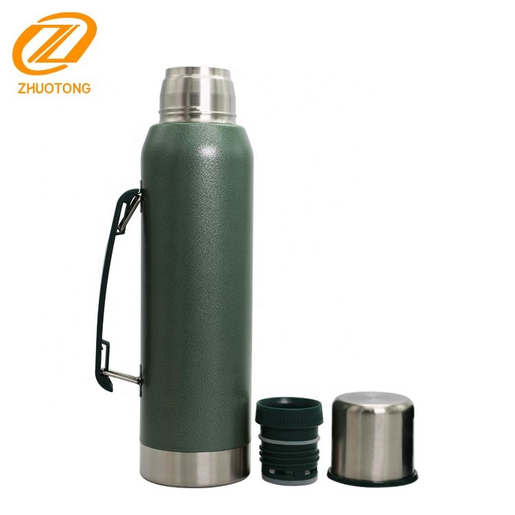Argentina custom logo yerba mate thermo container stainless steel vacuum stan flask