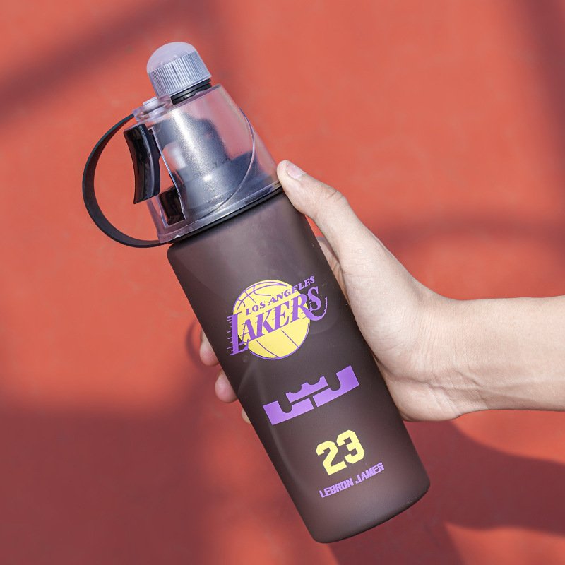 Best Sale Cool Cycling Double Walled 600ml Plastic Cup Insulated Bottle Sports Mist Spray Water Bottle Plastic Bottle