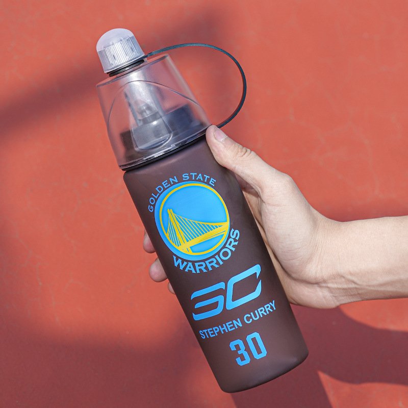 Best Sale Cool Cycling Double Walled 600ml Plastic Cup Insulated Bottle Sports Mist Spray Water Bottle Plastic Bottle