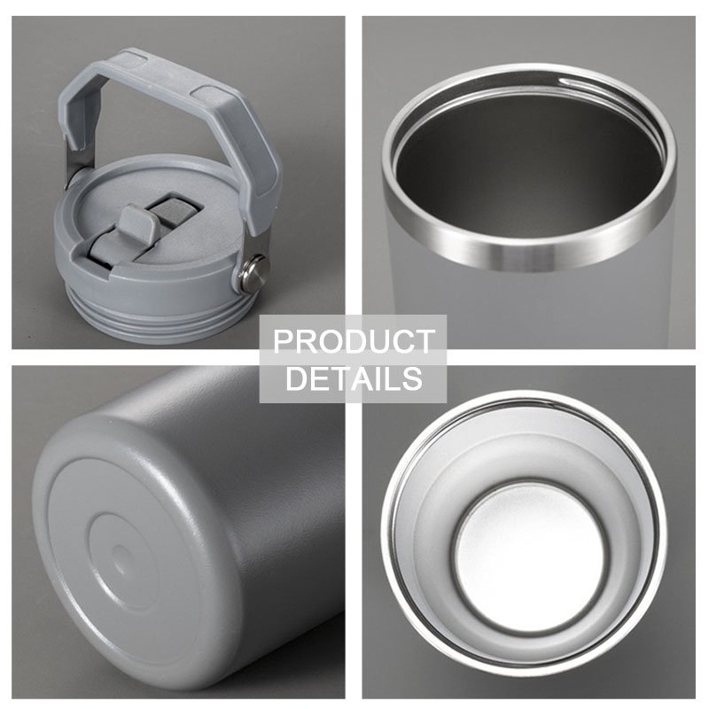 Best Seller 20 oz 30 oz Tumbler with Handle and Flip Straw Stainless Steel Vacuum Insulated Water Bottle Travel Mug Thermal Cup
