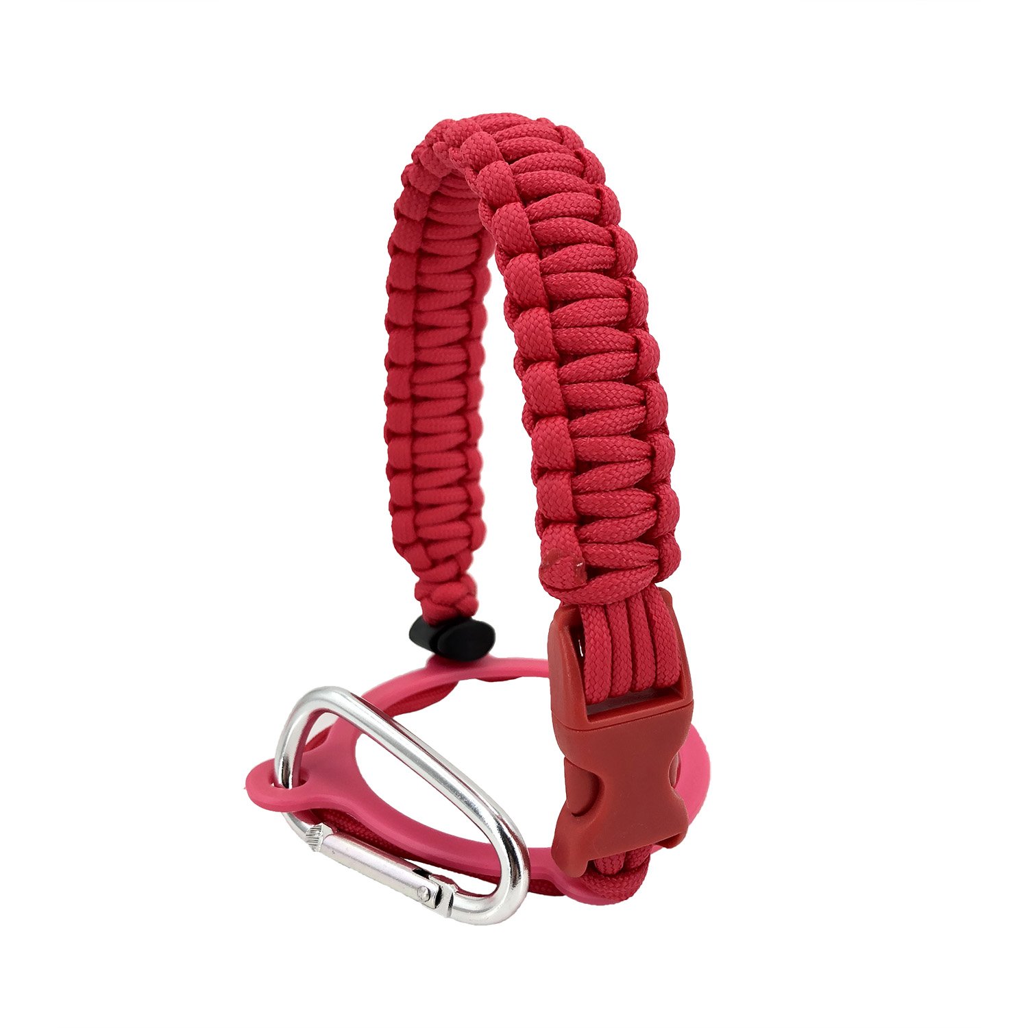 Water Bottle Paracord Handle or Bottle Accessories for Hiking and Fits Wide Mouth Water Bottles