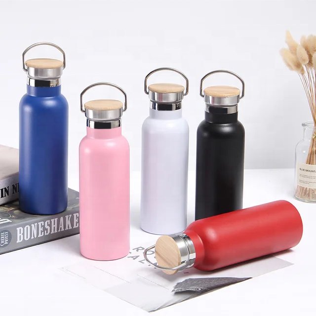 Yongkang double wall with custom logo stainless steel standard narrow mouth vacuum Insulated sport metal bottle with straw