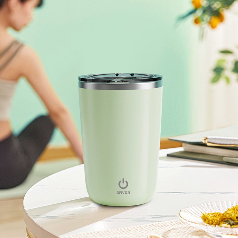 350ml Intelligent Fully Automatic Self Stirring Mug USB Charging Mixing Coffee Mug With Custom Logo