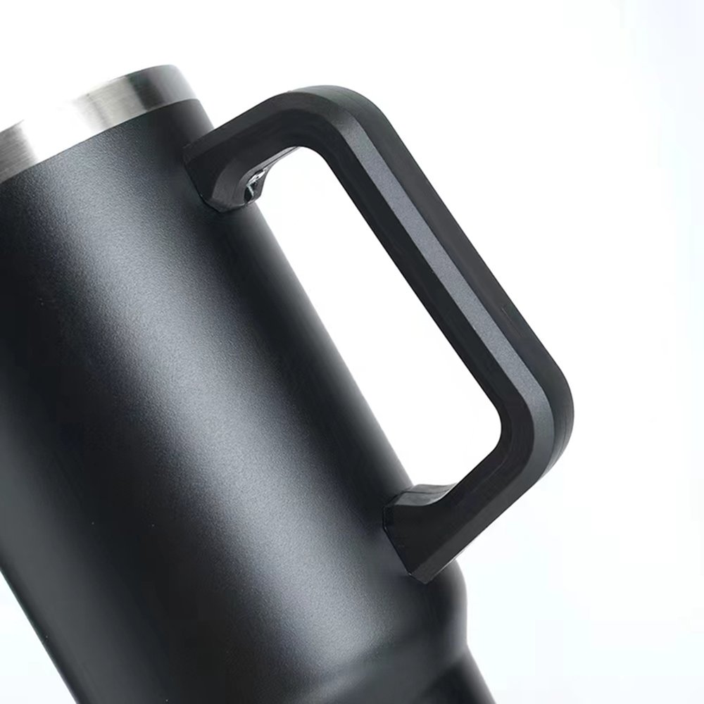Reusable Vacuum Tumbler With Straw Stainless Steel With Handle 40oz Mug