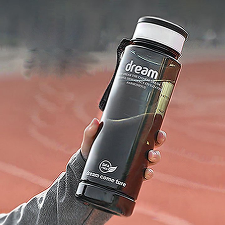 Wholesale BPA Free Portable Large Capacity 1000ml Outdoor Travel Sport Plastic Water Bottle with Scale