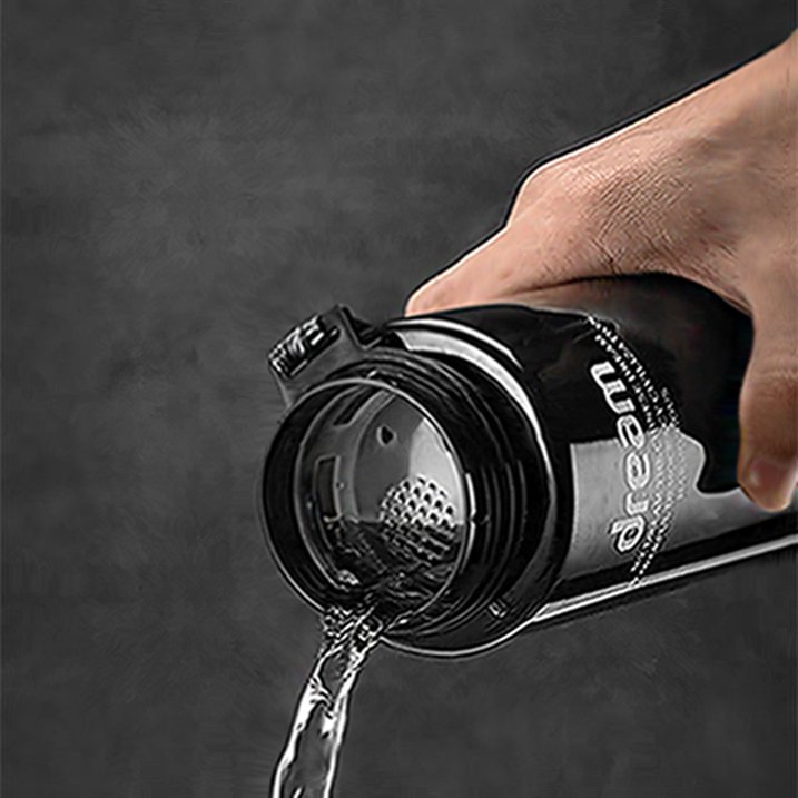 Wholesale BPA Free Portable Large Capacity 1000ml Outdoor Travel Sport Plastic Water Bottle with Scale