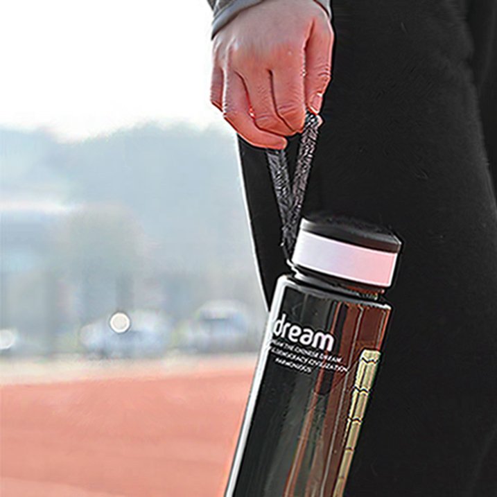 Wholesale BPA Free Portable Large Capacity 1000ml Outdoor Travel Sport Plastic Water Bottle with Scale