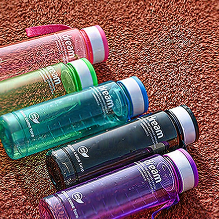 Wholesale BPA Free Portable Large Capacity 1000ml Outdoor Travel Sport Plastic Water Bottle with Scale