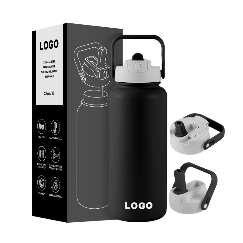 Good Service Advanced Vacuum Insulation Water Bottle Stainless Steel With Detachable Straw Lid