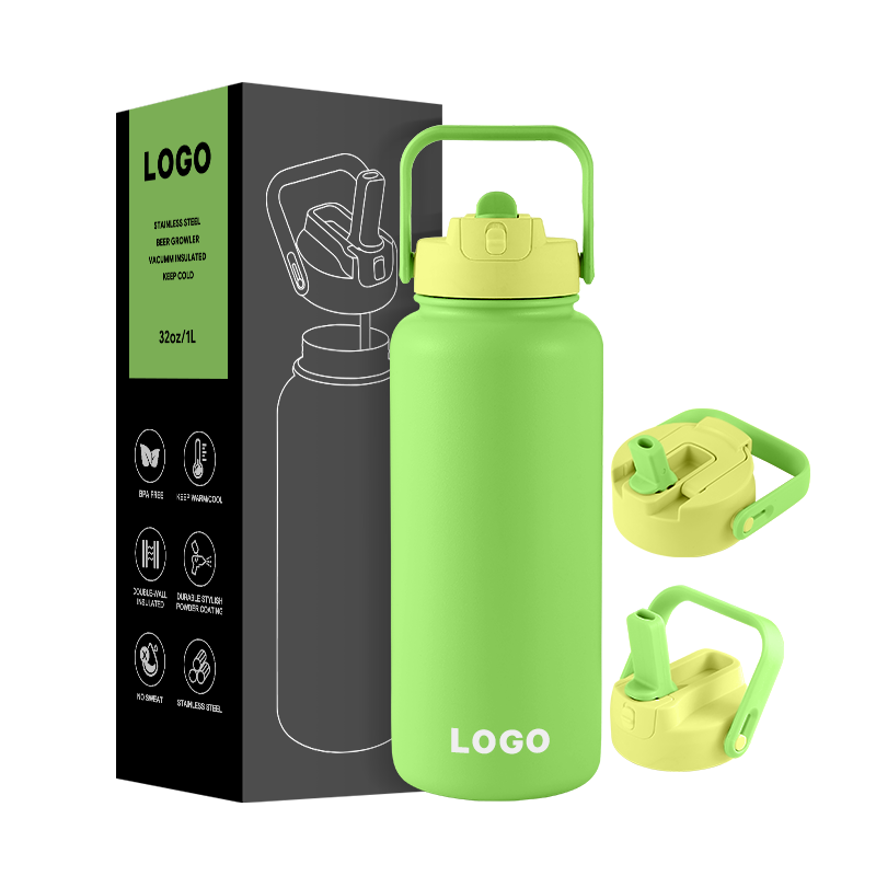 Good Service Advanced Vacuum Insulation Water Bottle Stainless Steel With Detachable Straw Lid
