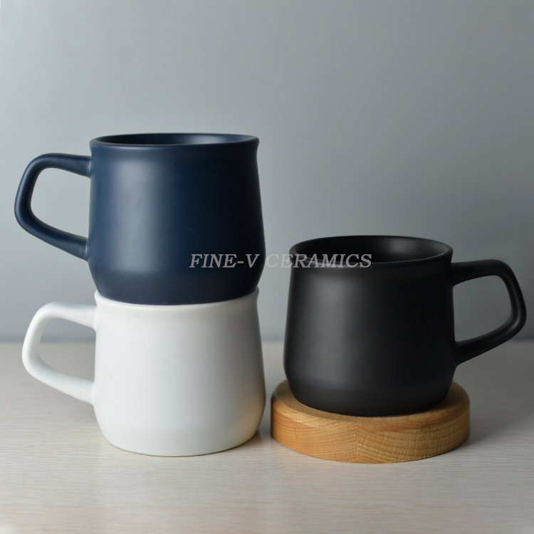 Simple ceramic mug Gift wholesale printed logo advertising Coffee cups Office breakfast milk cup