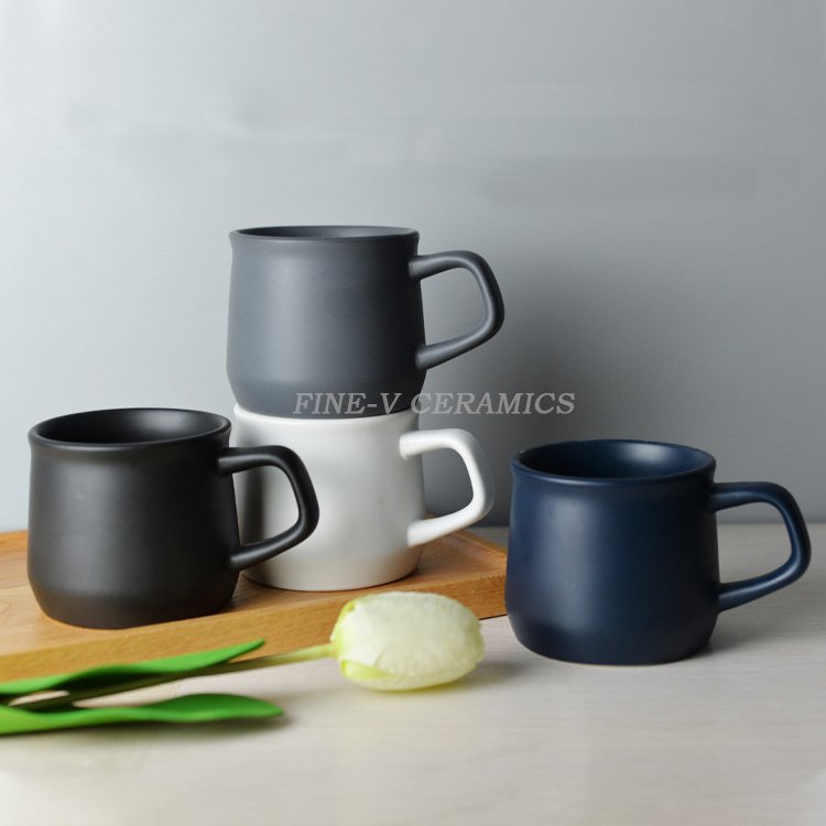 Simple ceramic mug Gift wholesale printed logo advertising Coffee cups Office breakfast milk cup