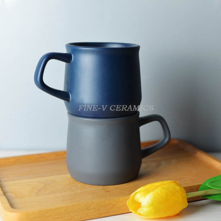 Simple ceramic mug Gift wholesale printed logo advertising Coffee cups Office breakfast milk cup