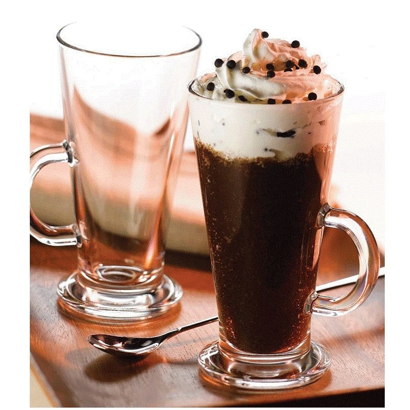 Hot Selling wholesale Irish glass coffee cup glass mug juice cup coffee maker